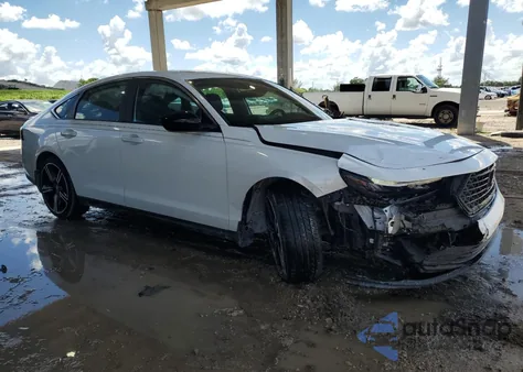 2023 Honda Accord Hybrid Sport from USA, damaged, VIN 1HGCY2F51PA032255
